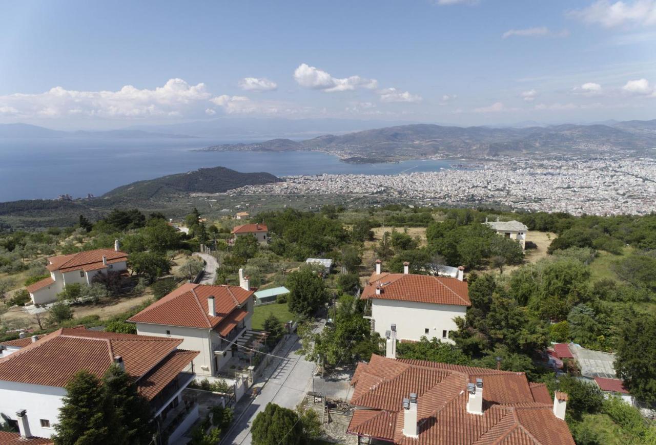 Iatrou House- Villa With Incredible View Portaria  Exterior photo