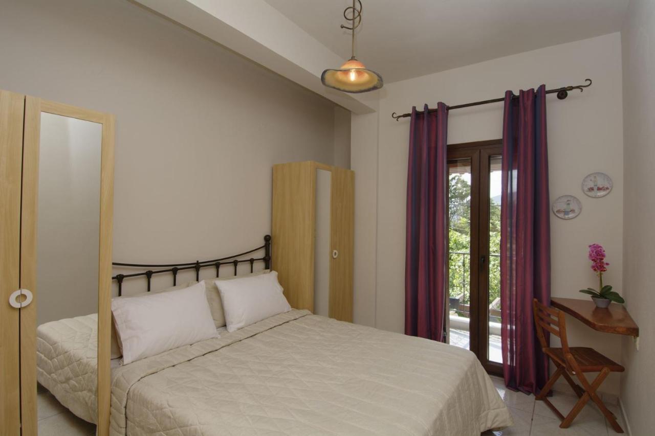 Iatrou House- Villa With Incredible View Portaria  Exterior photo
