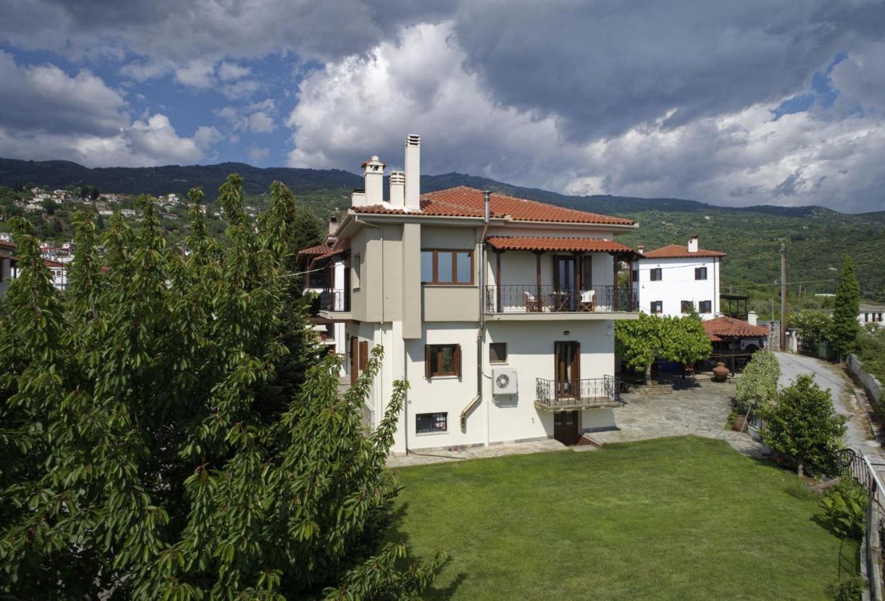 Iatrou House- Villa With Incredible View Portaria  Exterior photo